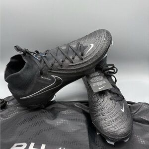 Nike Phantom Luna II Elite FG Soccer Cleats Black/Black FJ2572-001 Mens Sz 7